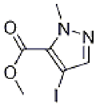 MC76080 4-Iodo-1-methyl-1H-pyrazole-5-carboxylic acid methyl ester 75092-26-1 4-碘-1-甲基-1H-吡唑-5-羧酸甲酯