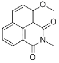 MC98535 6-methoxy-2-methyl-1H-benz[de]isoquinoline-1,3(2H)-dione 3271-05-4 N-甲基-4-甲氧基-1,8-萘二甲酰亚胺