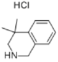 MC72036 4,4-DIMETHYL-1,2,3,4-TETRAHYDRO-ISOQUINOLINE HYDROCHLORIDE 41565-86-0 4,4-二甲基-1,2,3,4-四氢异喹啉盐酸盐