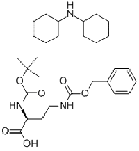 MC95097 ALPHA-BOC-GAMMA-Z-(DL)-DIAMINOBUTYRIC ACID 16947-89-0 N-叔丁氧羰基-N'-苄氧羰基-L-2,4-二氨基丁酸二环己胺盐