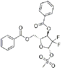 MC93308 2-Deoxy-2,2-difluoro-D-ribofuranose-3,5-dibenzoate-1-methanesulfonate 134877-42-2 2-脱氧-2,2-二氟-D-呋喃核糖基-3,5-二苯甲酰基-1-甲磺酸酯