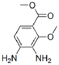 MC73313 Benzoic acid, 3,4-diamino-2-methoxy-, methyl ester (9CI) 538372-37-1 METHYL 3,4-DIAMINO-2-METHOXYBENZOATE