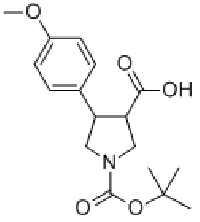 MC77108 4-(4-METHOXY-PHENYL)-PYRROLIDINE-1,3-DICARBOXYLIC ACID 1-TERT-BUTYL ESTER 851484-94-1 1-BOC-4-(4-甲氧基苯基)吡咯烷-3-羧酸