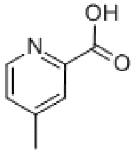 MC99814 4-METHYL-PYRIDINE-2-CARBOXYLIC ACID 4021-08-3 4-甲基-2-羧酸吡啶