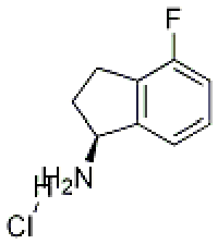 MC92902 (S)-4-Fluoro-2,3-dihydro-1H-inden-1-aMine hydrochloride 1286734-90-4 (S)-4-氟-2,3-二氢-1H-茚-1-胺盐酸盐