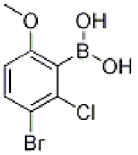 MC93018 3-Bromo-2-chloro-6-methoxyphenylboronic acid 1309981-00-7 3-溴-2-氯-6-甲氧基苯硼酸