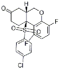 MC87477 (6aR,10aS)-10a-(4-chlorophenylsulfonyl)-1,4-difluoro-6a,7,10,10a-tetrahydro-6H-benzo[c]chroMen-8(9H)-one 944945-07-7 (6aR,10aS)-10a-(4-chlorophenylsulfonyl)-1,4-difluoro-6a,7,10,10a-tetrahydro-6H-benzo[c]chroMen-8(9H)-one