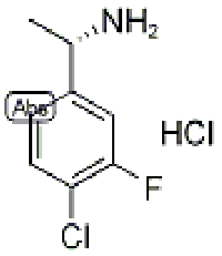 MC92522 (S)-4-Chloro-3-fluoro-alpha-methylbenzylamine hydrochloride 1245808-01-8 (S)-4-Chloro-3-fluoro-alpha-methylbenzylamine hydrochloride