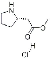 MC97536 (S)-Methyl 2-(pyrrolidin-2-yl)acetate hydrochloride 259868-83-2 S-2-吡咯烷乙酸甲酯盐酸盐