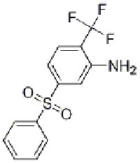 MC87243 BenzenaMine, 5-(phenylsulfonyl)-2-(trifluoroMethyl)- 915763-83-6 BenzenaMine, 5-(phenylsulfonyl)-2-(trifluoroMethyl)-
