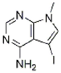 MC39470  5-iodo-7-Methyl-7H-pyrrolo[2,3-d]pyriMidin-4-aMine  [862729-13-3]