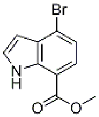 MC92319 1H-Indole-7-carboxylic acid, 4-broMo-, Methyl ester 1224724-39-3 4-溴-1H-吲哚-7-甲酸甲酯