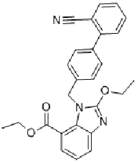 MC93683 Ethyl-2-Ethoxy-1-[[(2'-Cyanobiphenyl-4-yl) Methyl] Benzimidazole]-7-Carboxylate 139481-41-7 2-乙氧基-1-[[(2'-腈基连苯-4-取代)甲基]苯并咪唑]-7-羧酸乙酯