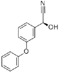 MC74396 (S)-3-PHENOXYBENZALDEHYDE CYANOHYDRIN 61826-76-4 (S)-(3-苯氧基苯基)羟基乙腈