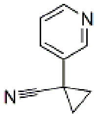 MC95147 Cyclopropanecarbonitrile, 1-(3-pyridinyl)- (9CI) 170734-10-8 1-(吡啶-3-基)环丙基腈