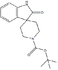 MC97407 1,2-DIHYDRO-2-OXO-SPIRO[3H-INDOLE-3,4'-PIPERIDINE]-1'-CARBOXYLIC ACID 1,1-DIMETHYLETHYL ESTER 252882-60-3 1'-BOC-1,2-二氢-2-氧代-螺[3H-吲哚-3,4'-哌啶]