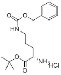 MC94702 (S)-tert-Butyl 2-amino-5-(((benzyloxy)carbonyl)amino)pentanoate hydrochloride 161234-80-6 (S)-叔-丁基 2-氨基-5-(((苄氧基)羰基)-氨)戊酸酯 盐酸盐