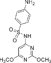 MC99003 Sulfadimethoxine 122-11-2 磺胺二甲氧嘧啶