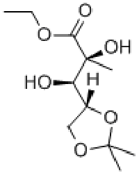 MC87385 D-Arabinonic acid, 2-C-methyl-4,5-O-(1-methylethylidene)-,ethyl ester 93635-76-8 2-C-甲基-4,5-O-(1-甲基乙烯基)-D-阿拉伯糖酸乙酯