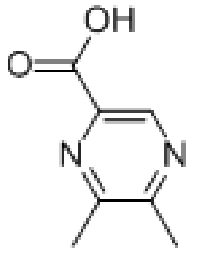 MC37344  Pyrazinecarboxylic acid, 5,6-dimethyl- (8CI,9CI)  [13515-06-5]