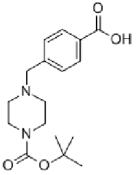 MC72606 4-(4-CARBOXYBENZYL)PIPERAZINE-1-CARBOXYLIC ACID TERT-BUTYL ESTER 479353-63-4 4-(4-叔丁氧基羰酰)哌嗪甲基苯甲酸