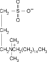 MC44782  3-磺丙基十六烷基二甲甜菜碱  [2281-11-0]