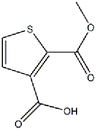 MC91474 2-(Methoxycarbonyl)thiophene-3-carboxylic acid 115777-72-5 2-(甲氧羰基)噻吩-3-羧酸