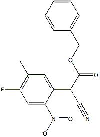MC90838 Benzyl 2-cyano-2-(4-fluoro-5-Methyl-2-nitrophenyl)acetate 1071974-01-0 2-氰基-2-(4-氟-5-甲基-2-硝基苯基)乙酸苄酯
