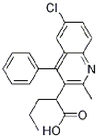 MC87550 6-Chloro-2-methyl-4-phenyl-alpha-propyl-3-quinolineacetic acid 957890-42-5 6-氯-2-甲基-4-苯基-ALPHA-丙基-3-喹啉乙酸