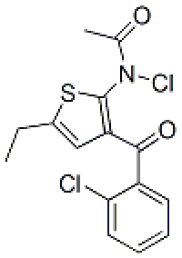 MC72810 2-(Chloroacetylamino)-3-(o-chlorobenzoyl)-5-ethylthiophene 50508-89-9 2-(Chloroacetylamino)-3-(o-chlorobenzoyl)-5-ethylthiophene