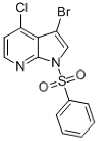 MC87282 1H-Pyrrolo[2,3-b]pyridine, 3-bromo-4-chloro-1-(phenylsulfonyl)- 920966-51-4 3-溴-4-氯-1-(苯磺酰基)-1H-吡咯并[2,3-B]吡啶