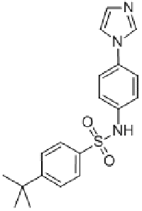 MC87484 [4-t-Butylphenyl]-N-(4-imidazol-1-yl phenyl)sulfonamide, Benzenesulfonamide, 4-(1,1-dimethylethyl)-N-[4-(1H-imidazol-1-yl)phenyl]- 945526-43-2 [4-t-Butylphenyl]-N-(4-imidazol-1-yl phenyl)sulfonamide, Benzenesulfonamide, 4-(1,1-dimethylethyl)-N-[4-