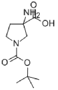 MC77287 3-AMINO-PYRROLIDINE-1,3-DICARBOXYLIC ACID 1-TERT-BUTYL ESTER 862372-66-5 3-氨基-1-叔丁氧羰基吡咯烷-3-羧酸
