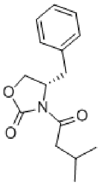 MC90577 4-Benzyl-3-(3-methyl-butyryl)-oxazolidin-2-one 104266-90-2 (S)-3-(3-甲基丁酰基)-4-苄基-2-恶唑烷酮