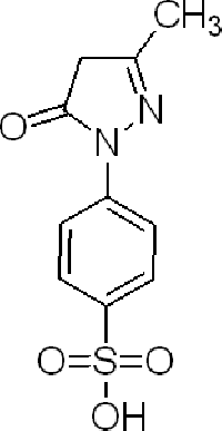 MC51588  1-(4-磺酸基苯基)-3-甲基-5-吡唑酮(SMP)  [89-36-1]