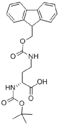 MC93076 BOC-D-DAB(FMOC)-OH 131570-57-5 N-叔丁氧羰基-N'-芴甲氧羰基-D-2,4-二氨基丁酸