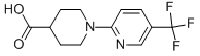 MC99916 5'-TRIFLUOROMETHYL-3,4,5,6-TETRAHYDRO-2H-[1,2']BIPYRIDINYL-4-CARBOXYLIC ACID 406476-31-1 1-[5-(三氟甲基)-2-吡啶]哌啶-4-羧酸