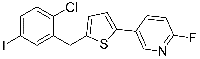 MC60573 5-[5-[(2-Chloro-5-iodophenyl)methyl]-2-thienyl]-2-fluoropyridine 1131770-46-1 2-(2-氯-5-碘苯甲基)-5-(6-氟吡啶-3-基)噻吩