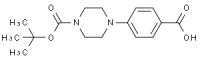 MC94744 1-(4-Boc-Piperazin-1-YL)-Benzoic Acid, 4-(4-Carboxy-Phenyl)-Piperazine-1-Carboxylic Acid Tert-Butyl Ester 162046-66-4 1-(4-Boc-Piperazin-1-YL)-Benzoic Acid, 4-(4-Carboxy-Phenyl)-Piperazine-1-Carboxylic Acid Tert-Butyl Ester