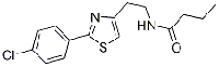 MC87356 N-(2-(2-(4-chlorophenyl)thiazol-4-yl)ethyl)butyraMide 932986-18-0 N-[2-[2-(4-氯苯基)-4-噻唑基]乙基]丁酰胺