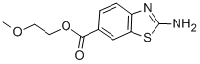 MC72242 2-AMINO-BENZOTHIAZOLE-6-CARBOXYLIC ACID 2-METHOXY-ETHYL ESTER 436088-66-3 2-甲氧乙基-2-氨基苯并噻唑-6-甲酯