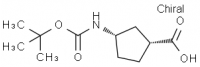 MC97562 (+)-(1S,3R)-N-Boc-3-Aminocyclopentanecarboxylic Acid 261165-05-3 (1R,3S)-N-叔丁氧羰基-1-氨基环戊烷-3-甲酸