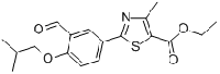MC94725 ETHYL 2-(3-FORMYL-4-ISOBUTOXYPHENYL)-4-METHYLTHIAZOLE-5-CARBOXYLATE 161798-03-4 2-(3-醛基-4-异丁氧基苯基)-4-甲基噻唑-5-甲酸乙酯