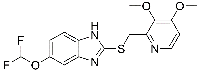 MC60169 5-Difluoromethoxy-2-[(3,4-Dimethoxy-2-Pyridinyl)Methyl]Thio-1H-Benzimidazole 102625-64-9 5-(二氟甲氧基)-2-{[(3,4-二甲氧基-2-吡啶基)甲基]硫}-1H-苯并咪唑