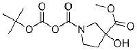 MC78957 1-Boc-3-hydroxy-3-pyrrolidinedicarboxylic acid Methyl ester 942190-61-6 1-BOC-3-羟基-3-羧酸甲酯吡咯烷
