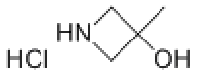 MC92544 3-METHYLAZETIDIN-3-OL HYDROCHLORIDE 124668-46-8 3-甲基-3-吖啶醇盐酸盐