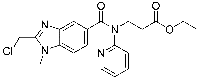 MC61023 N-[[2-(Chloromethyl)-1-methyl-1H-benzimidazol-5-yl]carbonyl]-N-2-pyridinyl-beta-alanine ethyl ester 1307233-94-8 达比加群酯中间体3