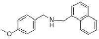 MC95756 CHEMBRDG-BB 5552132 185669-79-8 N-(4-甲氧基苄基)-1-(萘-1-基)甲胺