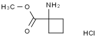 MC78706 Cyclobutanecarboxylic acid, 1-amino-, methyl ester, hydrochloride (9CI) 92398-47-5 2-氮杂环丁烷甲胺