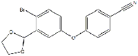 MC92236 4-(4-BroMo-3-(1,3-dioxolan-2-yl)phenoxy)benzonitrile 1217366-74-9 4-(4-溴-3-(1,3-二氧戊环-2-基)苯氧基)苯甲腈